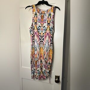 Soma Multicolored Sleeveless Sheath Mini Dress